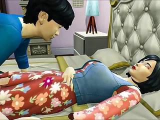 Japanese step Young gentleman Fucks Japanese Mom After Taking A Bath - Family Sex Taboo