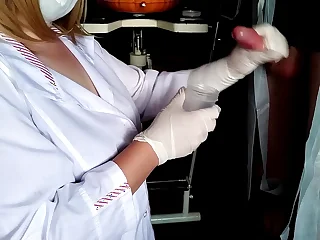 Hot chubby nurse asked me yowl to cum longer